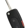 Audi A6 Quattro OEM 3 Button Key Fob