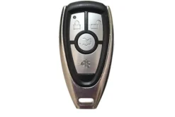 BLACK WIDOW SILVER CASE BLUE LED Factory OEM KEY FOB Keyless Entry Remote Alarm