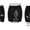 *Button shell Only* 4 Button KR55WK49308 | N5F-S0084A | N5F-A05TAA Honda