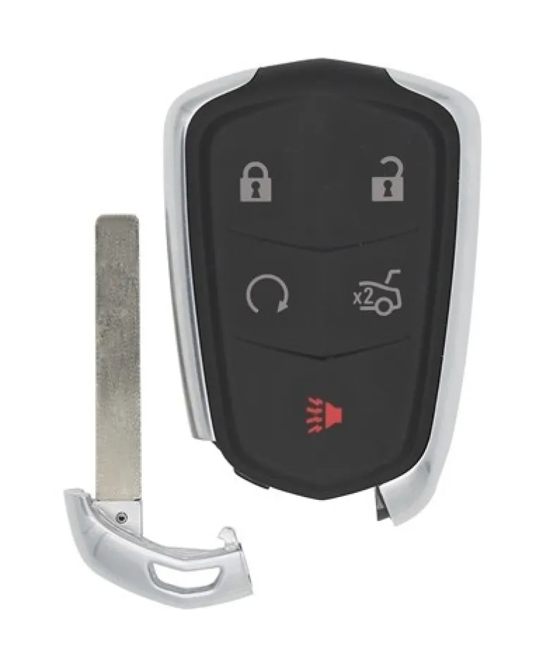 Cadillac 13510255 A OEM 5 Button Key Fob
