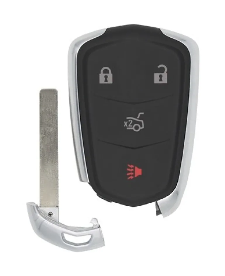Cadillac 13510253 A OEM 4 Button Key Fob