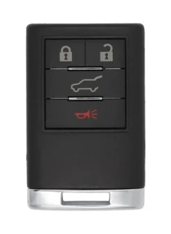 Cadillac Escalade OEM 4 Button Key Fob with Trunk Release Memory 2