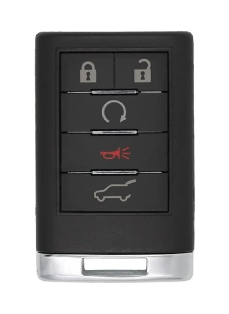 Cadillac SRX OEM 5 Button Key Fob Memory 2