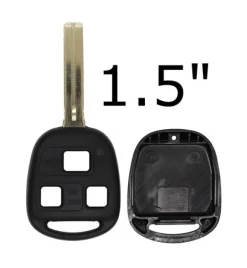 *Case & Key Only* 3 Button HYQ12BBT | HYQ1512V | NI412BBB | N14TMTX-1 Lexus | 1.5" Blade