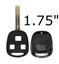 *Case & Key Only* 3 Button HYQ12BBT | HYQ1512V | NI412BBB | N14TMTX-1 Lexus | 1.75" Blade