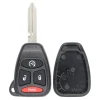 *Case & Key Only* 4 Button KOBDT04A Chrysler | Dodge | Jeep | Ram