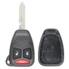 *Case & Key Only* 3 Button KOBDT04A Chrysler | Dodge | Jeep