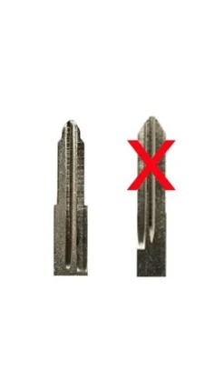 *Case & Key Only* 4 Button OUCG8D-620M-A | OUCG8D-625M-A Mitsubishi w/ Tapered Key