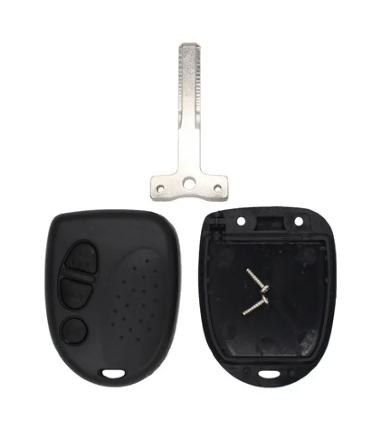 *Case & Key Only* 3 Button QQY8V00GH40001 Pontiac