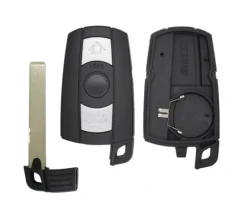 *Case & Key Only* 3 Button w/ Battery Door BMW