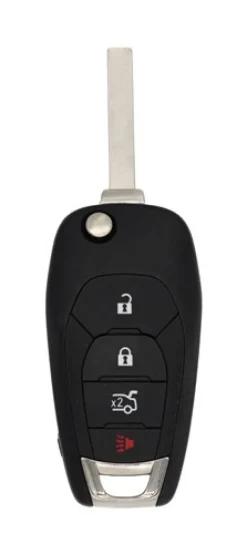 Chevrolet 13588756 OEM 4 Button Key Fob