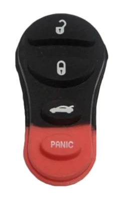 Chrysler Dodge Jeep 4 Button Rubber Pad Insert For A Key Fob Car Remote Case