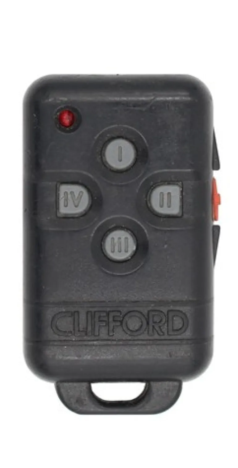 CLIFFORD PREMIER 4BUTTONS Factory OEM KEY FOB Keyless Entry Remote Alarm Replace