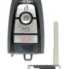 Cobra JR3V-15K601-JA OEM 4 Button Key Fob