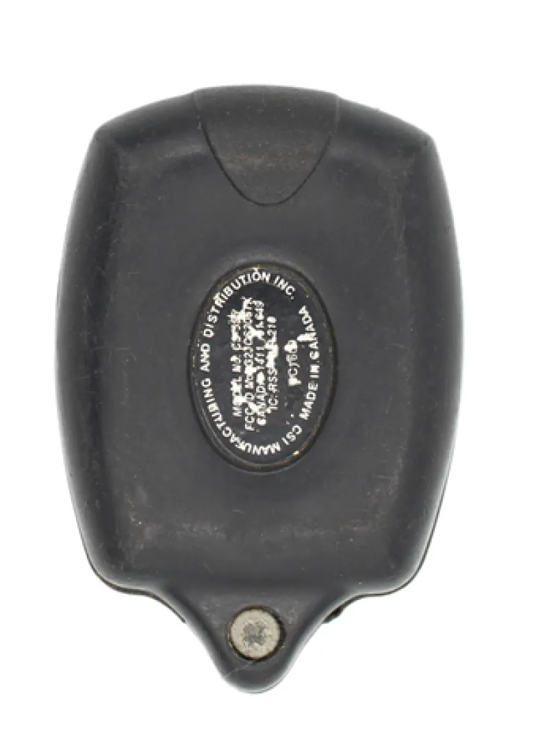 COMMAND START ALL BLACK 2BTNS Factory OEM KEY FOB Keyless Entry Remote Alarm