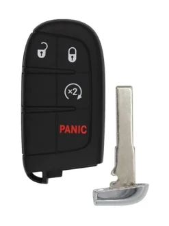 Fiat 735622032 OEM 4 Button Key Fob