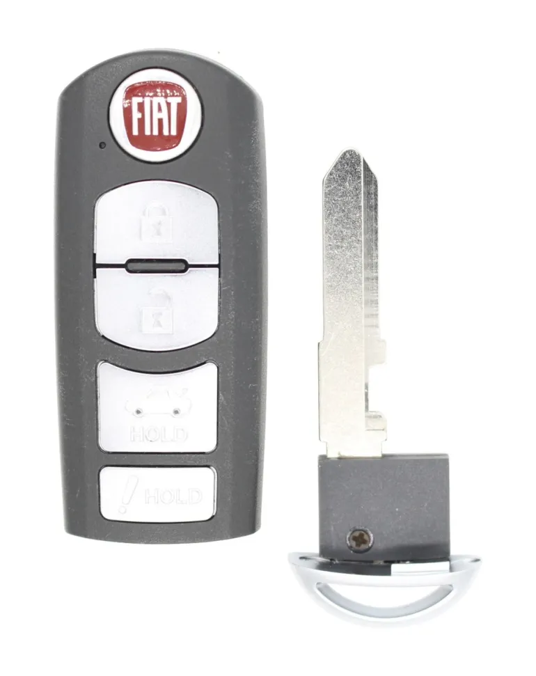 Fiat 124 Spider OEM 4 Button Key Fob WAZSKE13D02