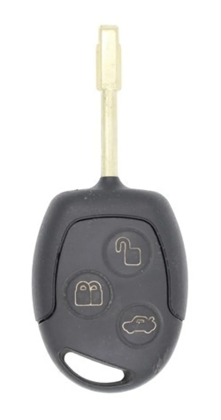 Ford Fiesta OEM 3 Button Remote Fob w/ Tibbe Key