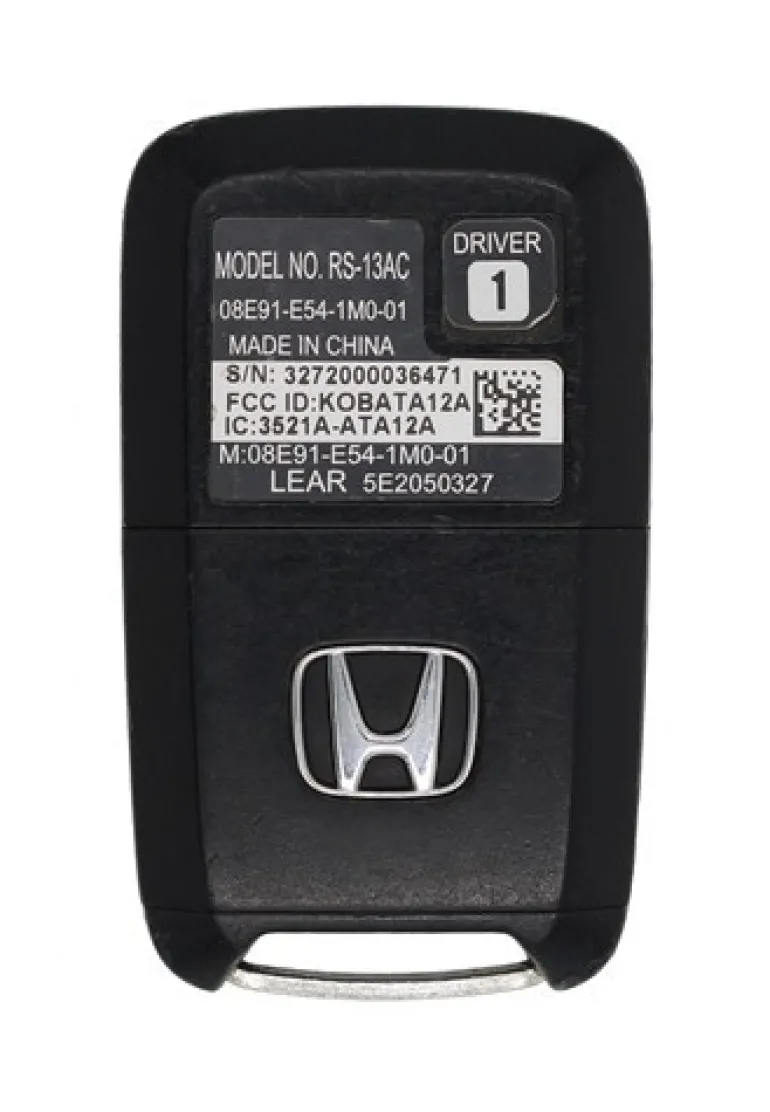 Honda Accord OEM 4 Button Key Fob KOBATA12A Driver 1