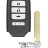 Honda ACJ932HK1210A OEM 4 Button Key Fob Driver 1 w/ Blue Back