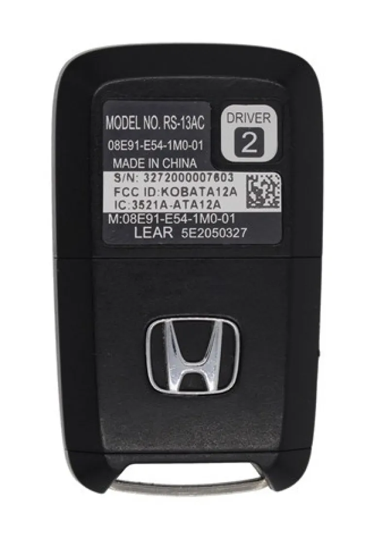 Honda Crosstour OEM 4 Button Key Fob KOBATA12A Driver 2