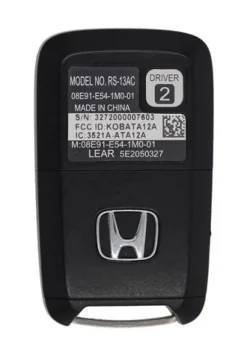 Honda Ridgeline OEM 4 Button Key Fob KOBATA12A Driver 2