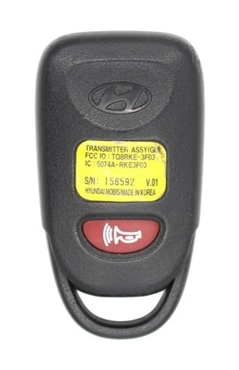 Hyundai Elantra GT OEM 4 Button Key Fob TQ8RKE-3F03