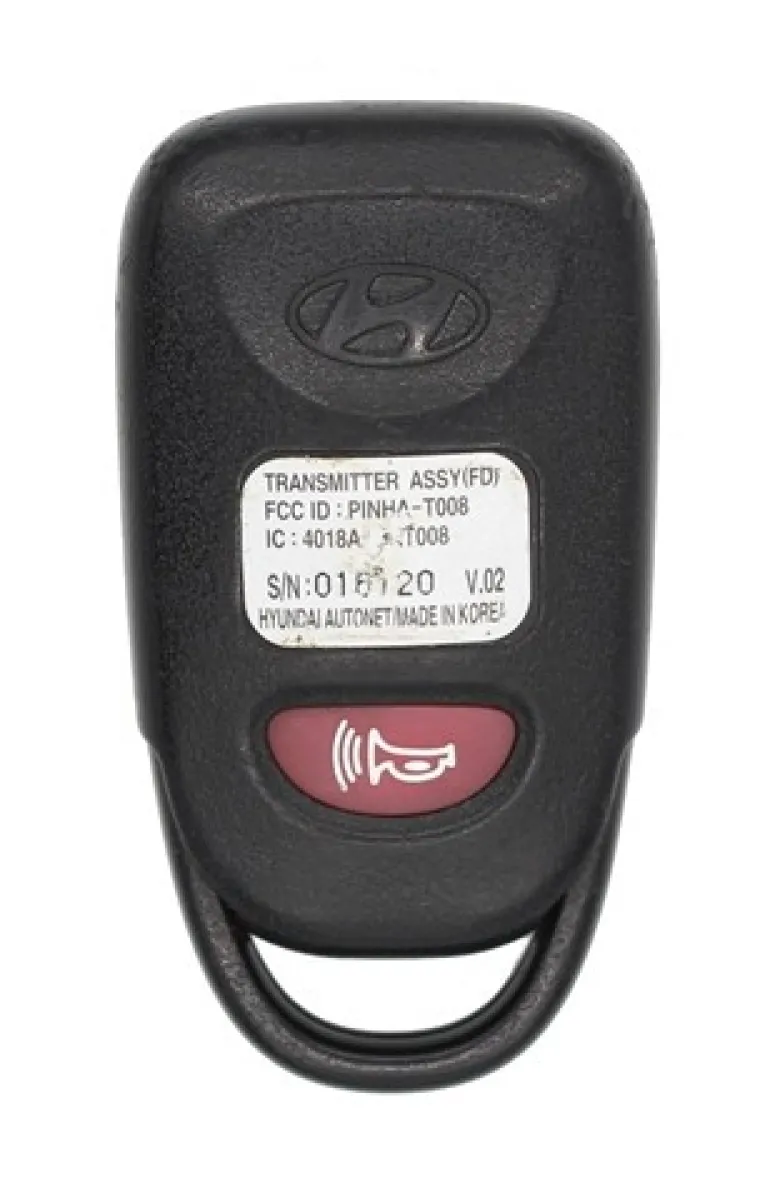 Hyundai PINHA-T008 Factory OEM 4 Button Key Fob