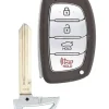 Hyundai SVI-MDFNA433 OEM 4 Button Key Fob