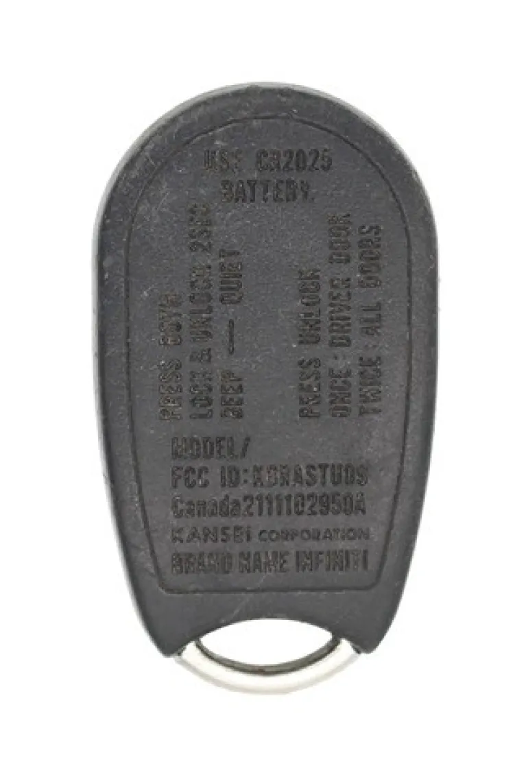 Infiniti G20 OEM 4 Button Key Fob Remote