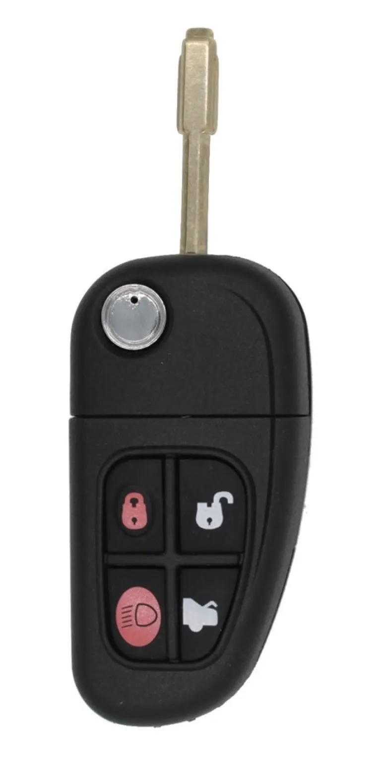 Jaguar 1X43-15K601-AC OEM 4 Button Key Fob