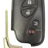 Lexus IS F OEM 4 Button Key Fob w/ F emblem