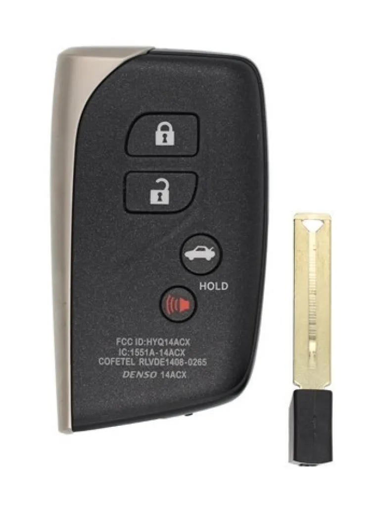 Lexus LS 600h OEM 4 Button Key Fob 271451-5290 GNE