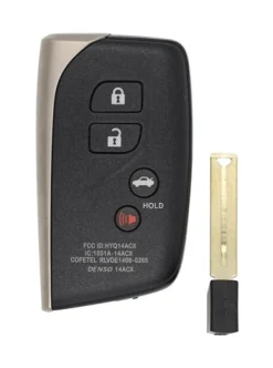 Lexus LS 460 OEM 4 Button Key Fob 271451-5290 GNE