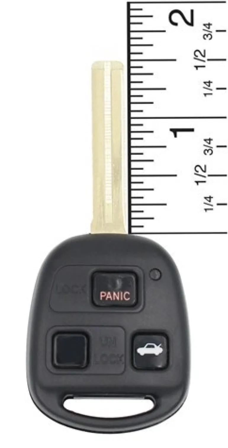 Lexus LS 430 OEM 3 Button Key Fob w/ 1.5" Blade HYQ12BBT D-Chip