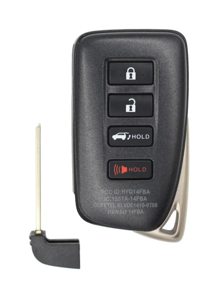 Lexus NX 300h OEM 4 Button Hybrid Key Fob HYQ14FBA 281451-2110