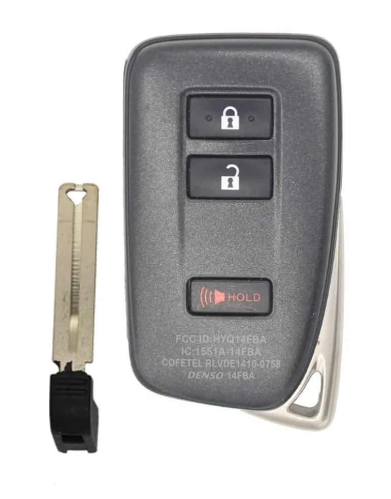 Lexus NX 200t OEM 3 Button Key Fob