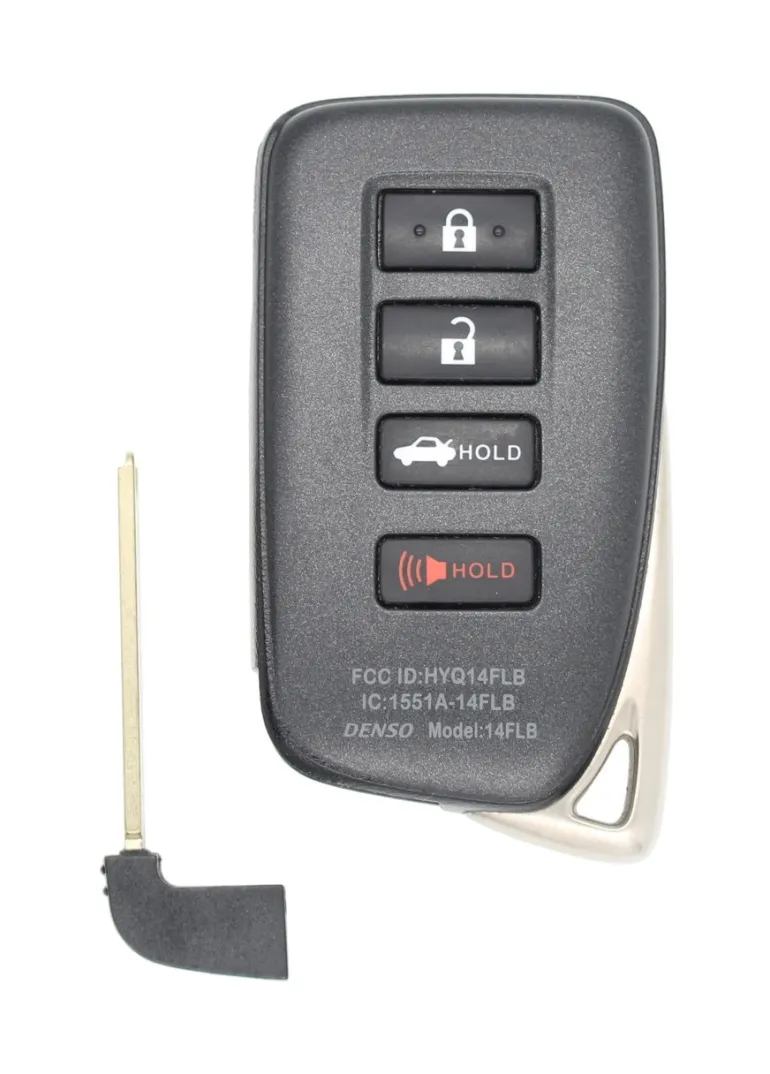 Lexus RC 300 OEM 4 Button Key Fob HYQ14FLB
