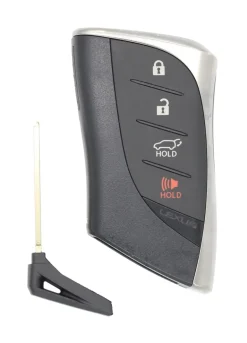 Lexus UX 200 OEM 4 Button Key Fob HYQ14FBF w/ Black Logo