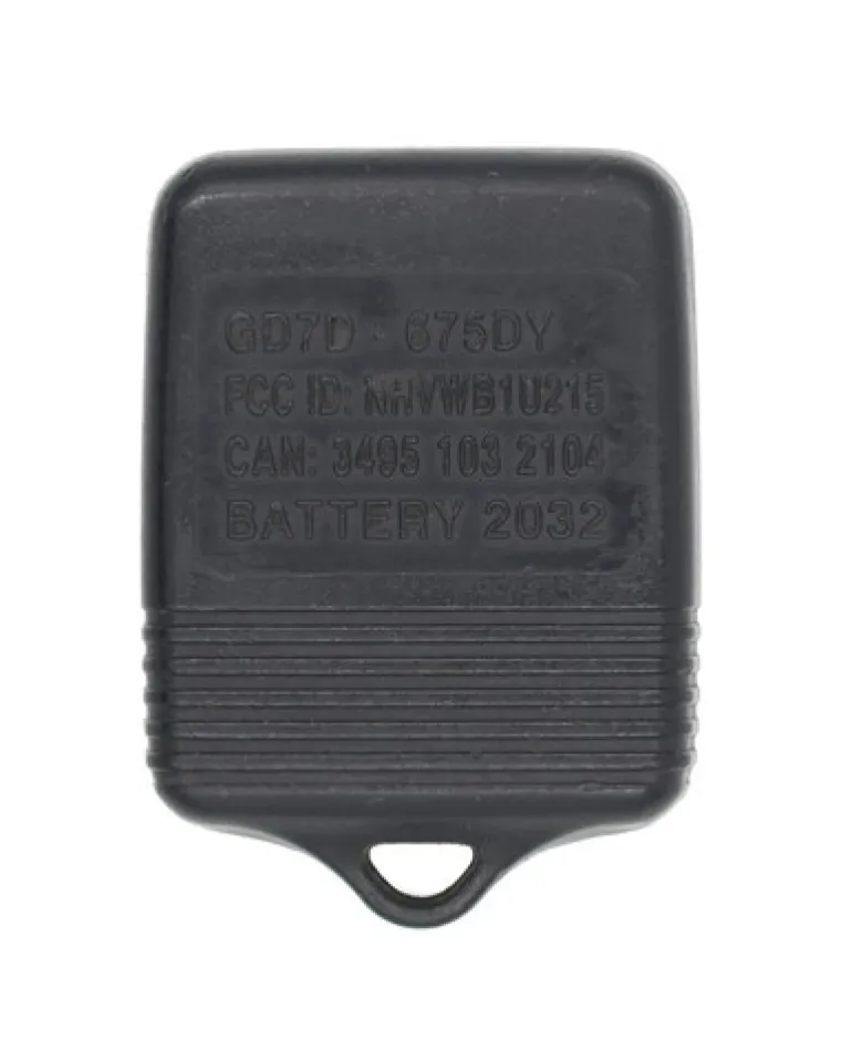 Mazda GD7D-675DY OEM 3 Button Key Fob
