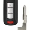 Mitsubishi Lancer OEM 3 Button Key Fob