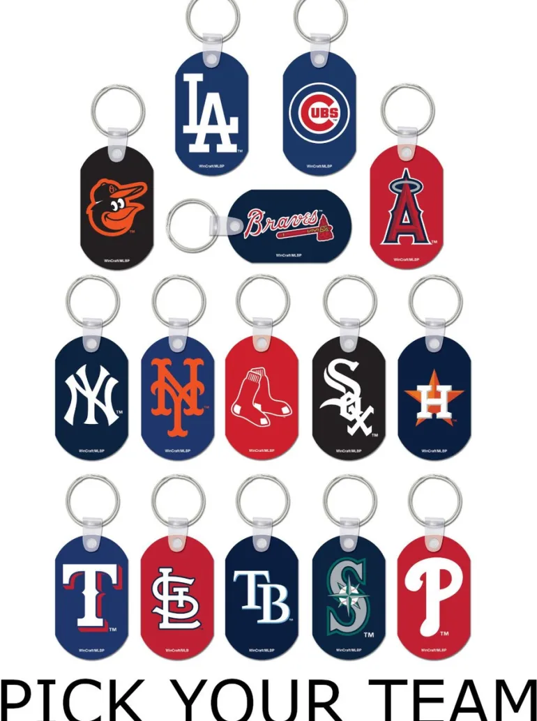 MLB Metal Keychain Officially Licensed