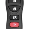 Nissan Versa OEM 4 Button Key Fob 28268ZT