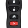 Nissan Versa OEM 4 Button Key Fob KBRASTU15