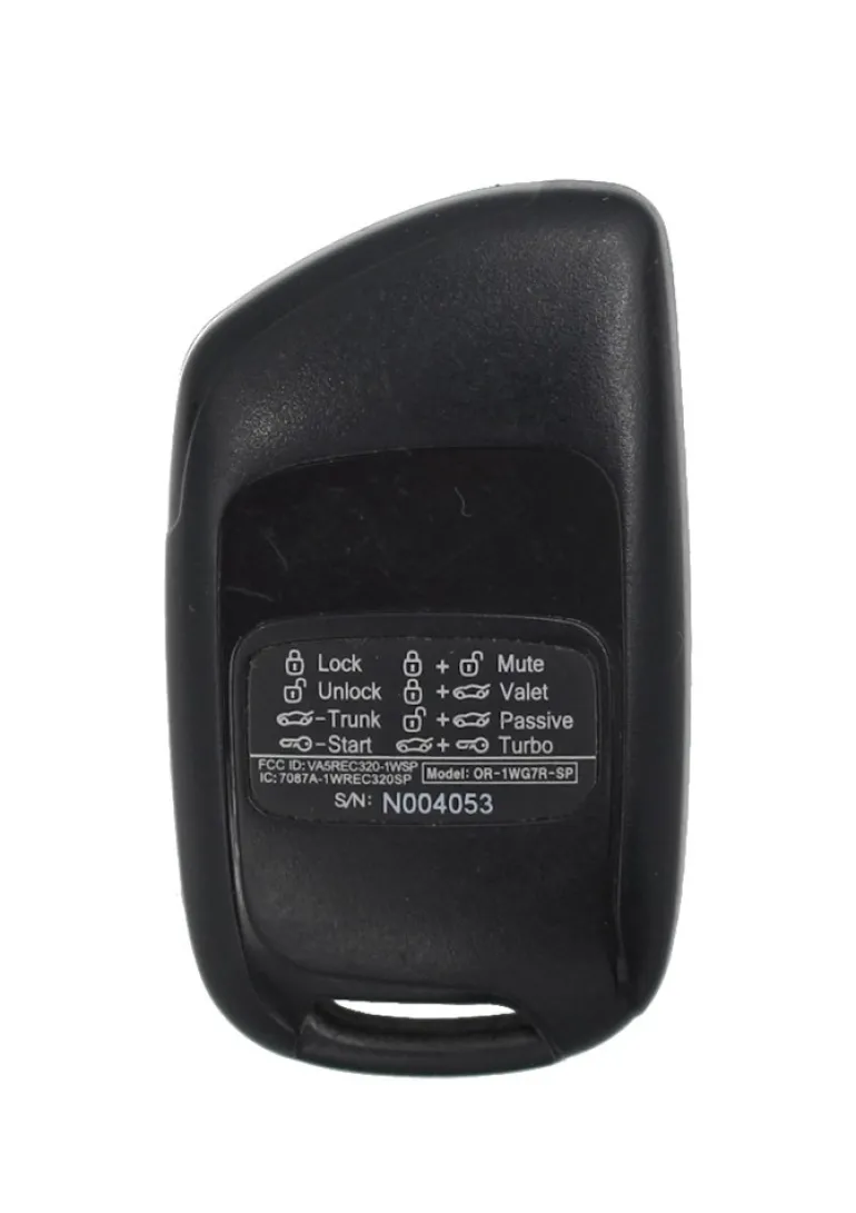 Orbit Pro OR-1WG7R-SP VA5REC320-1WSP Key Fob Remote