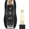 Porsche 7PP.959.753.BL OEM 4 Button Key Fob KR55WK50138