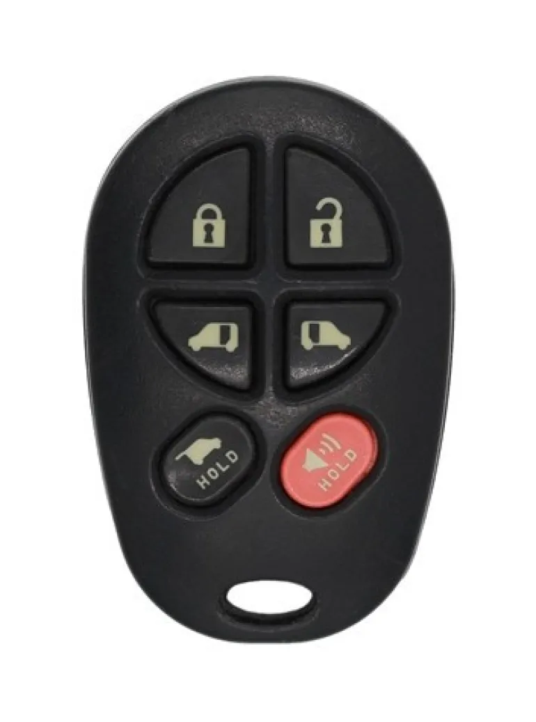 Toyota GQ43VT20T OEM 6 Button Key Fob