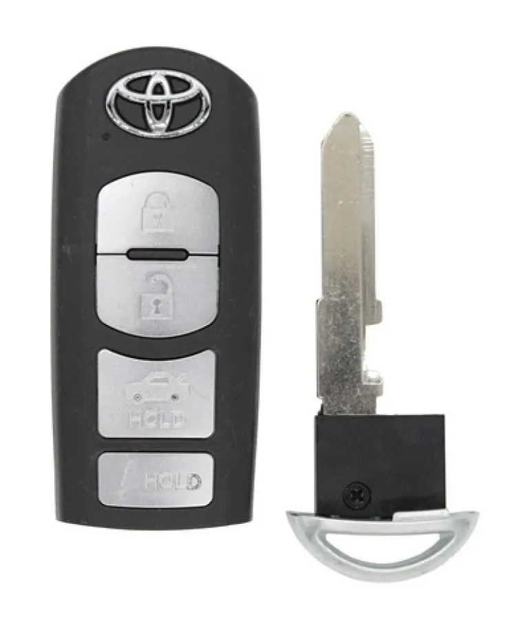 Toyota Yaris iA OEM 4 Button Key Fob WAZSKE13D01