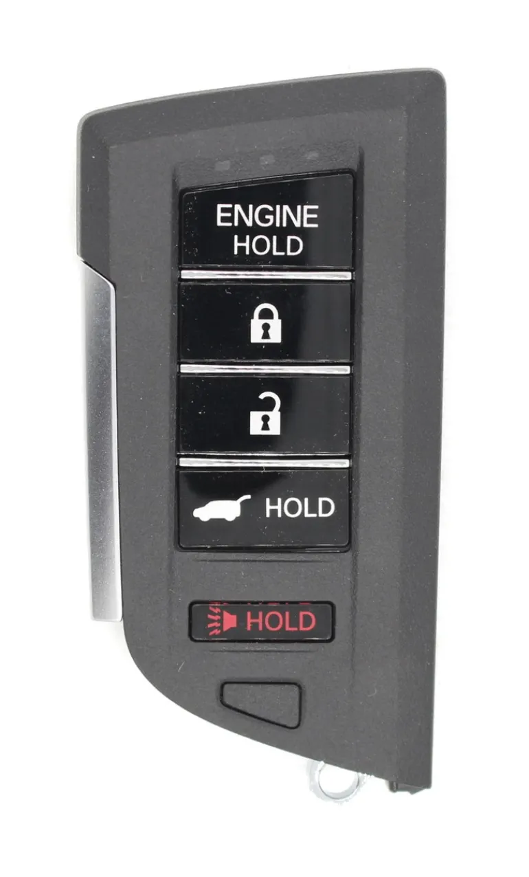 Unrefurbished OEM Acura A3C0885970000 KR5BTP Driver 2 5 Button Key Fob - Grade A