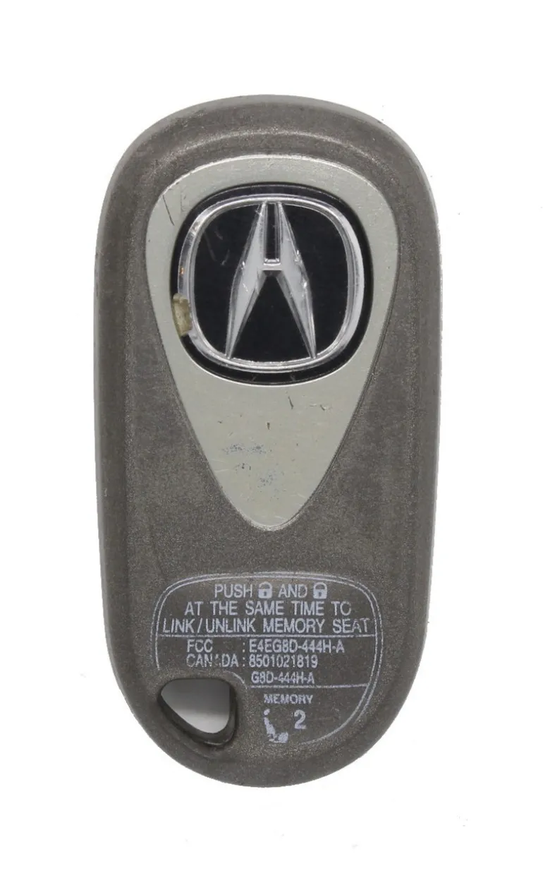 Unrefurbished OEM Acura G8D-444H-A E4EG8D-444H-A 4 Button Key Fob - Grade C